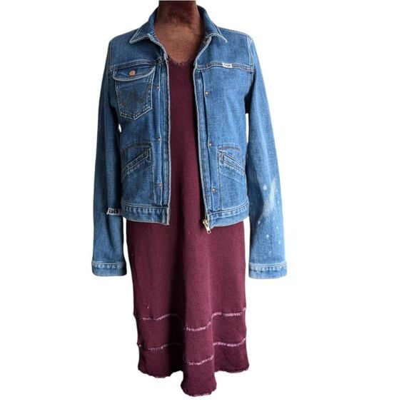 Wrangler Heritage Denim Zip Jacket Size s - Picture 12 of 12